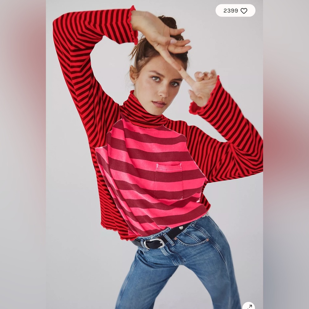 We The Free Punk Playful Tee candy heart combo